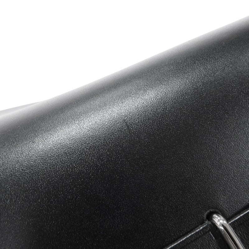 エルメス ショルダーバッグ エールバッグジップ ミニ ブラック/エクリュ/シルバー金具 トワルミリタリー/ヴァッシュハンター K刻印 黒