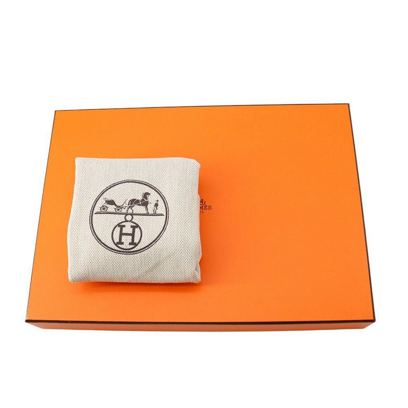 エルメス ショルダーバッグ エールバッグジップ ミニ ブラック/エクリュ/シルバー金具 トワルミリタリー/ヴァッシュハンター K刻印 黒