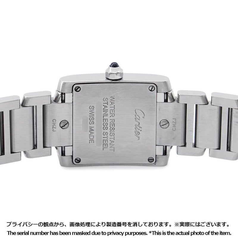 カルティエ タンク フランセーズ SM W51008Q3 Cartier 腕時計 クォーツ シルバー文字盤