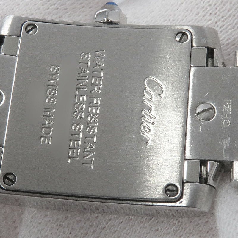 カルティエ タンク フランセーズ SM W51008Q3 Cartier 腕時計 クォーツ シルバー文字盤