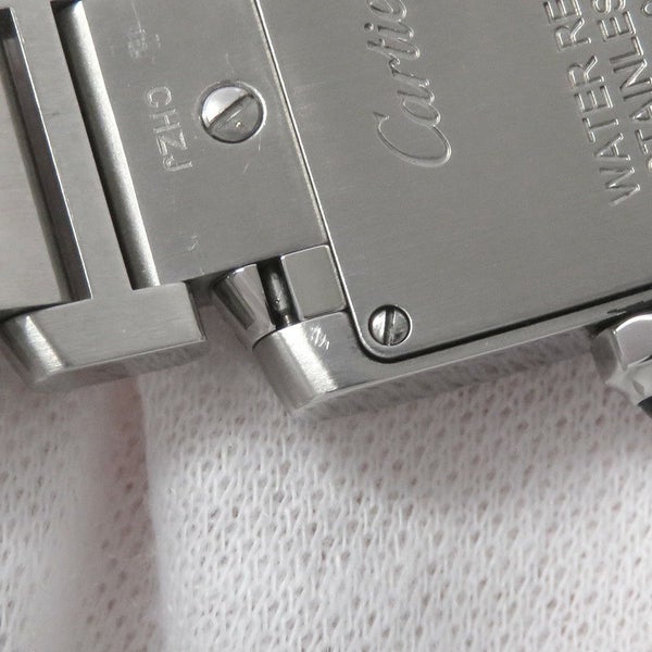 カルティエ タンク フランセーズ SM W51008Q3 Cartier 腕時計 クォーツ シルバー文字盤