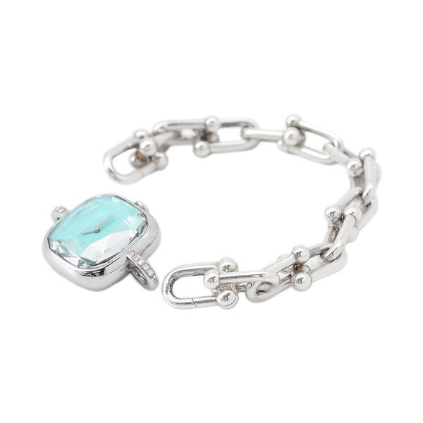 ティファニー ハードウェアウォッチ ミディアム ダイヤ 73332052 Tiffany&Co. ティファニーブルー文字盤