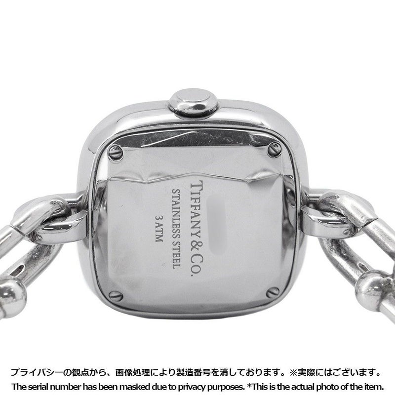 ティファニー ハードウェアウォッチ ミディアム ダイヤ 73332052 Tiffany&Co. ティファニーブルー文字盤