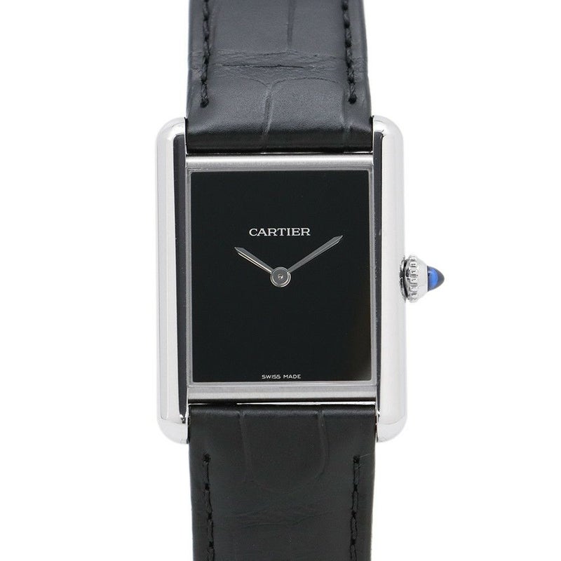 カルティエ タンク マスト ドゥ カルティエ ウォッチ LM WSTA0072 Cartier 腕時計 黒文字盤