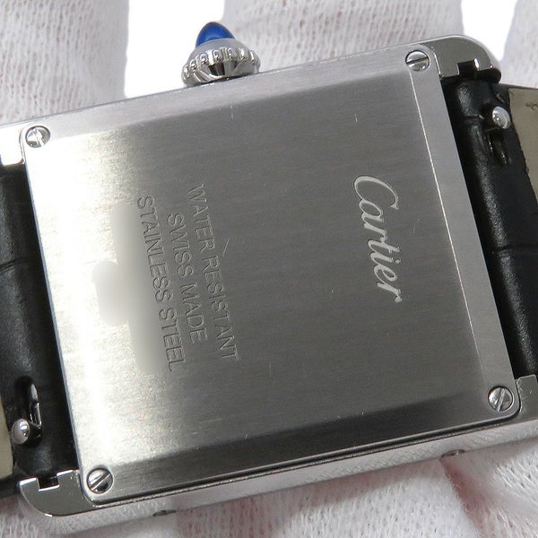 カルティエ タンク マスト ドゥ カルティエ ウォッチ LM WSTA0072 Cartier 腕時計 黒文字盤