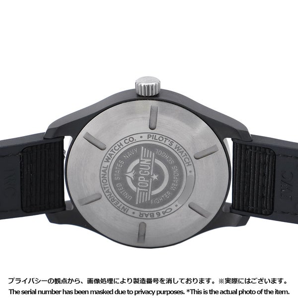 IWC パイロット ウォッチ マーク XVIII トップガン SFTI 腕時計 黒文字盤