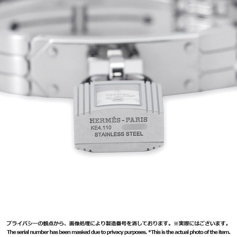エルメス ケリーウォッチ KE4.110 HERMES 腕時計 スパークリングホワイトラッカー文字盤