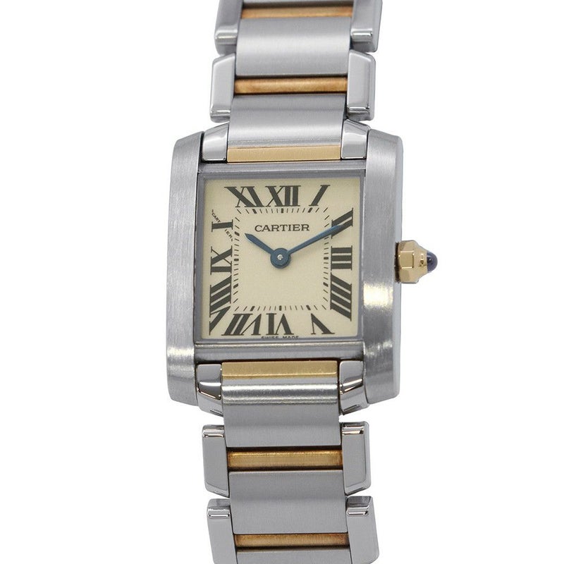 カルティエ タンク フランセーズ SM W51007Q4 Cartier 腕時計 クォーツ 白文字盤