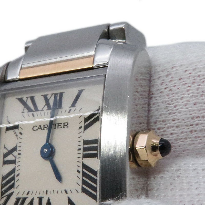 カルティエ タンク フランセーズ SM W51007Q4 Cartier 腕時計 クォーツ 白文字盤