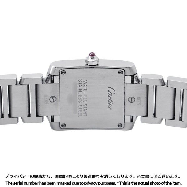 カルティエ タンクフランセーズ SM W51028Q3 Cartier 腕時計 ピンクシェル文字盤 クォーツ