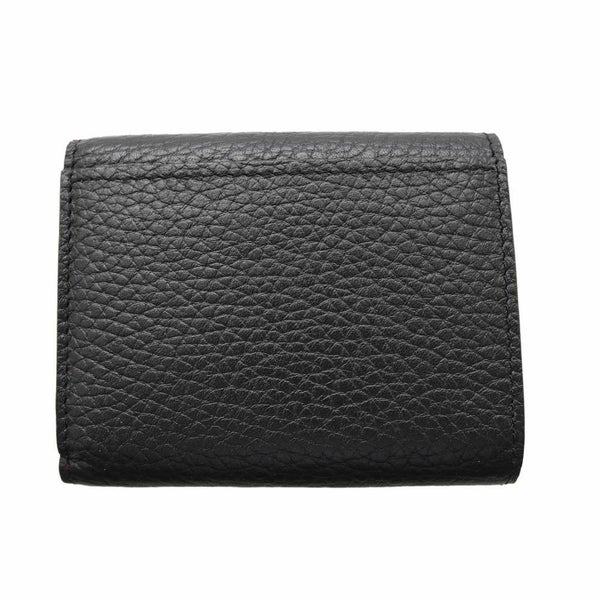 ルイヴィトン 財布 トリヨンレザー ポルトフォイユ・カプシーヌXS M68587 LOUIS VUITTON ヴィトン 三つ折り 折りたたみ ブラック 黒