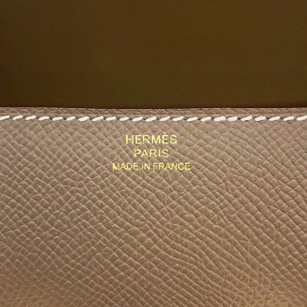 エルメス コンスタンス エラン ミロワール エトゥープ/ゴールド金具 ヴォーエプソン B刻印