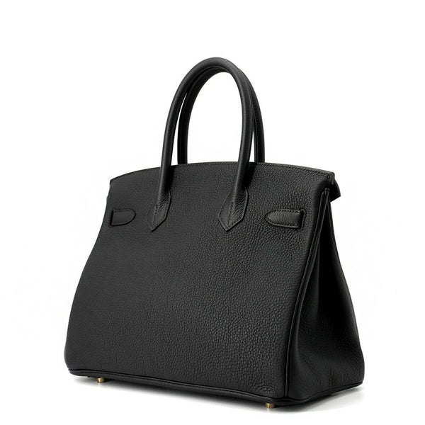 エルメス バーキン30 ブラック/ゴールド金具 トゴ K刻印 HERMES Birkin ハンドバッグ 黒