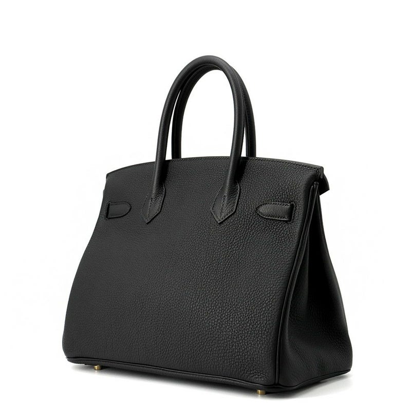 エルメス バーキン30 ブラック/ゴールド金具 トゴ K刻印 HERMES Birkin ハンドバッグ 黒