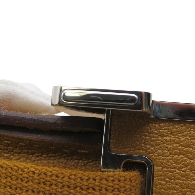 エルメス ショルダーバッグ ゲタ キャメル/ゴールド金具 シェブルミゾル B刻印 HERMES バッグ シェーブル