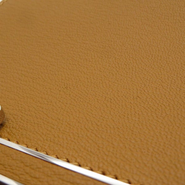 エルメス ショルダーバッグ ゲタ キャメル/ゴールド金具 シェブルミゾル B刻印 HERMES バッグ シェーブル