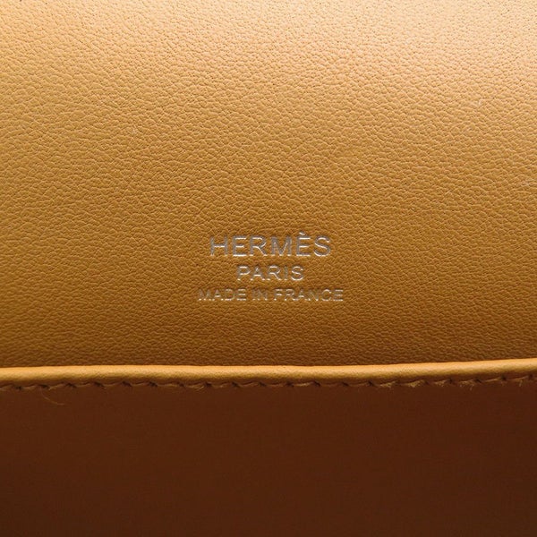 エルメス ショルダーバッグ ゲタ キャメル/ゴールド金具 シェブルミゾル B刻印 HERMES バッグ シェーブル