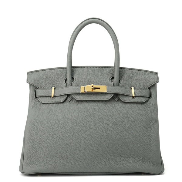 エルメス バーキン30 ヴェールアマンド/ゴールド金具 トゴ D刻印 HERMES Birkin ハンドバッグ
