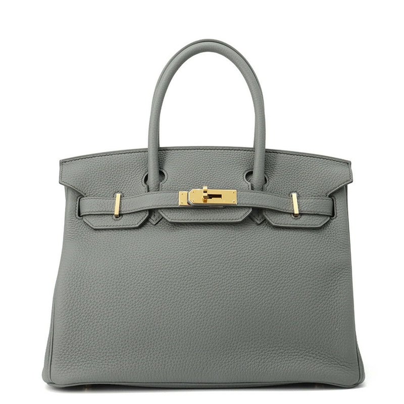 エルメス バーキン30 ヴェールアマンド/ゴールド金具 トゴ D刻印 HERMES Birkin ハンドバッグ