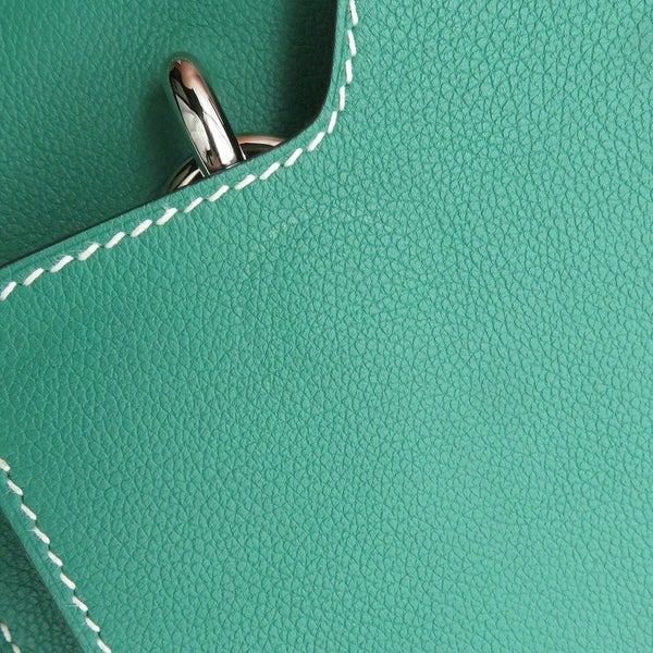 エルメス サック ロウリス ルリ 23 ヴェールヴェルティゴ/シルバー金具 エバーカラー A刻印