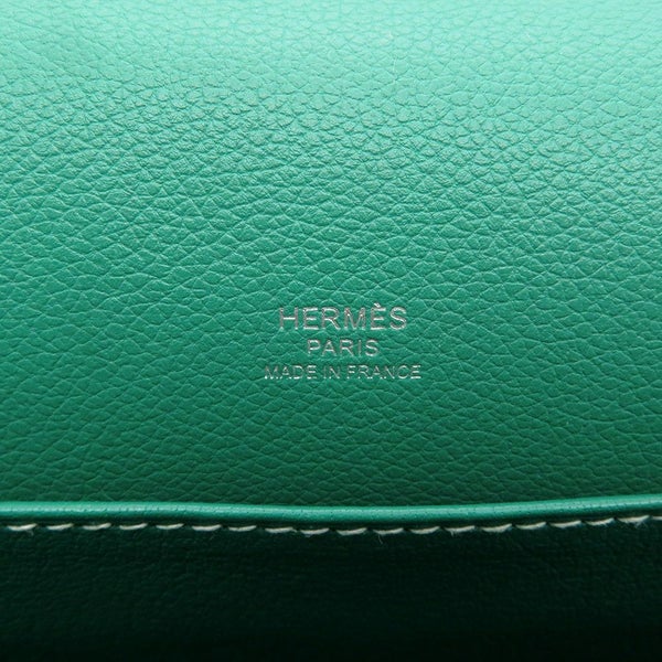 エルメス サック ロウリス ルリ 23 ヴェールヴェルティゴ/シルバー金具 エバーカラー A刻印