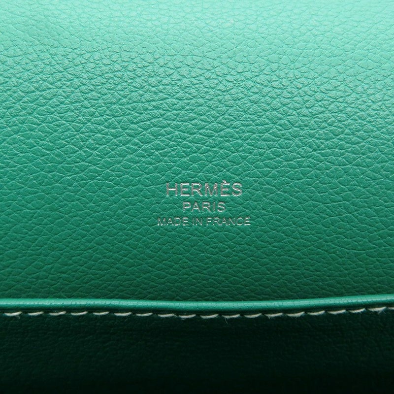 エルメス サック ロウリス ルリ 23 ヴェールヴェルティゴ/シルバー金具 エバーカラー A刻印