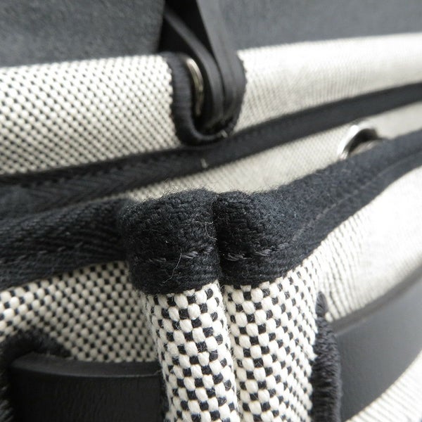 エルメス エールバッグジップPM ペガサスポップ ブラック/ブルーインディゴ/エクリュ/シルバー金具 トワルアッシュ/ヴァッシュハンター Y刻印 黒