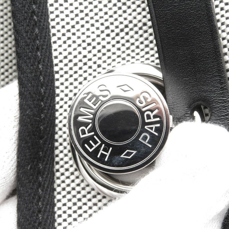 エルメス エールバッグジップPM ペガサスポップ ブラック/ブルーインディゴ/エクリュ/シルバー金具 トワルアッシュ/ヴァッシュハンター Y刻印 黒