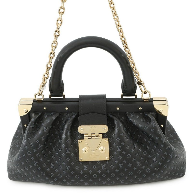 ルイヴィトン ハンドバッグ ナノグラム モノグラムクラッチ M22326 LOUIS VUITTON クラッチバッグ 黒 ブラック