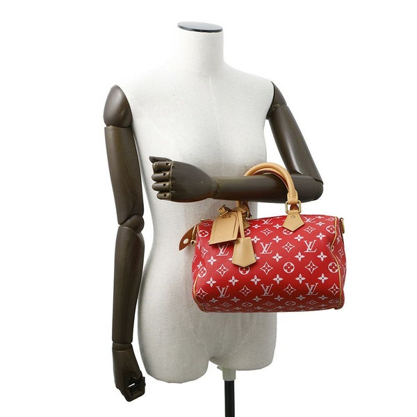 ルイヴィトン ハンドバッグ カーフレザー/モノグラム スピーディ P9 バンドリエール25 M24425 2way