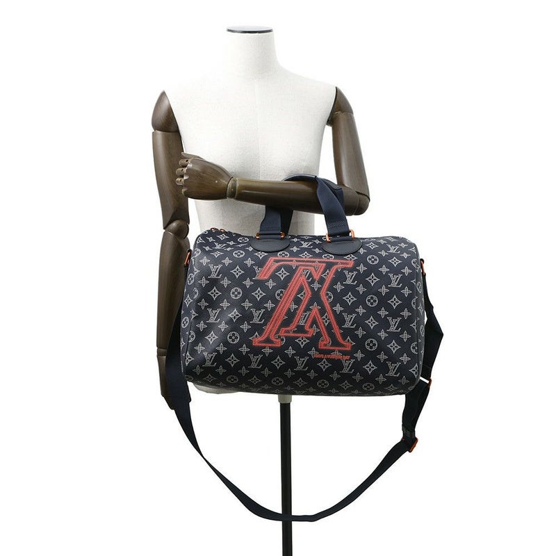 ルイヴィトン ボストンバッグ モノグラム・インク アップサイドダウン スピーディ・バンドリエール40 M43697 LOUIS VUITTON