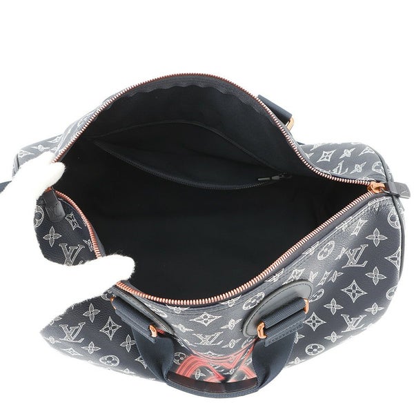 ルイヴィトン ボストンバッグ モノグラム・インク アップサイドダウン スピーディ・バンドリエール40 M43697 LOUIS VUITTON