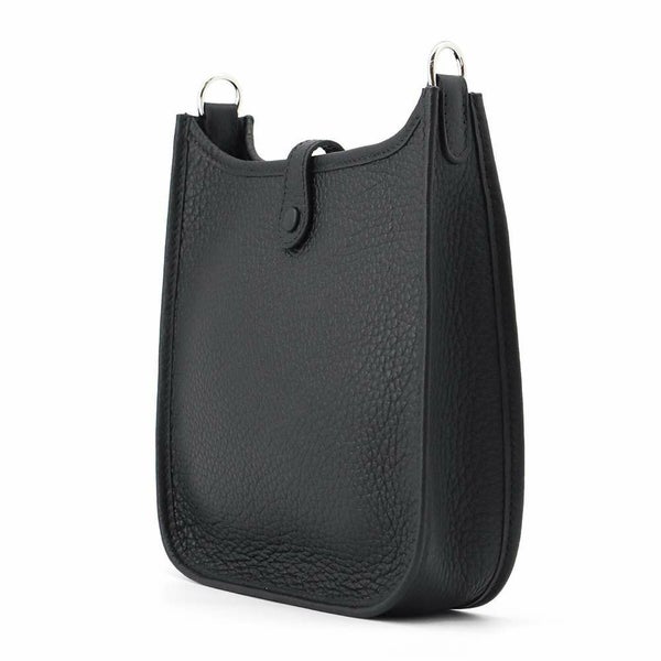 エルメス エブリンTPM アマゾン ブラック/シルバー金具 トリヨンクレマンス W刻印 黒