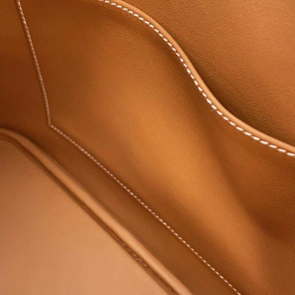 エルメス ハンドバッグ ボリード1923 30 ゴールド/シルバー金具 ヴォーエプソン W刻印 2wayショルダー