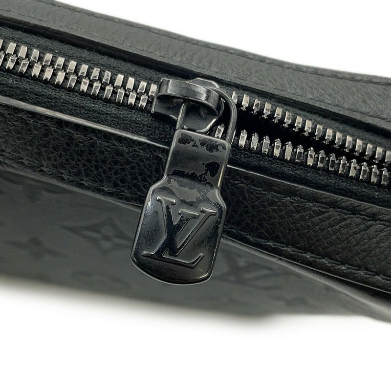 ルイヴィトン ショルダーバッグ モノグラム・シャドウ トリオ・メッセンジャー M46602 LOUIS VUITTON ブラック 黒