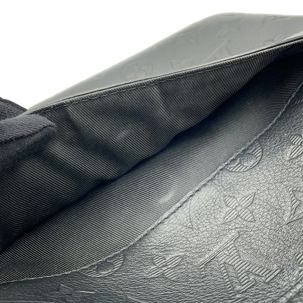 ルイヴィトン ショルダーバッグ モノグラム・シャドウ トリオ・メッセンジャー M46602 LOUIS VUITTON ブラック 黒