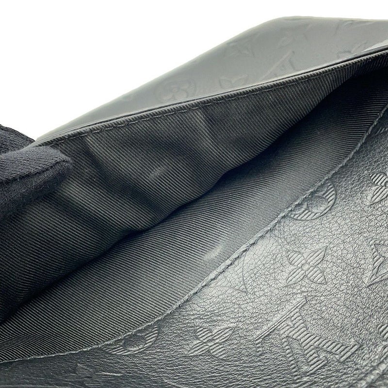 ルイヴィトン ショルダーバッグ モノグラム・シャドウ トリオ・メッセンジャー M46602 LOUIS VUITTON ブラック 黒