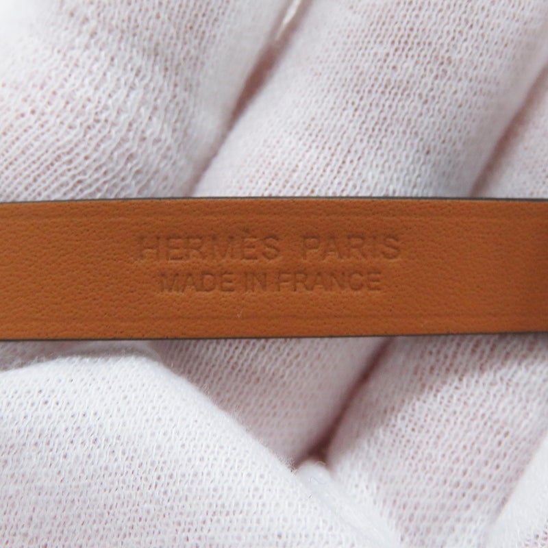 エルメス ブレスレット ケリー ドゥブルトゥール ブラック/ピンクゴールド金具 スイフト Z刻印 サイズT2 HERMES 黒