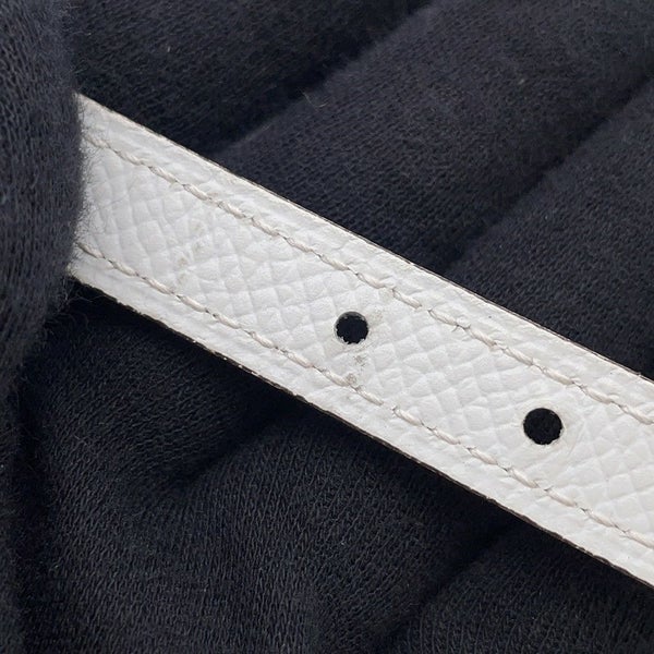 エルメス ベルト Hリバーシブル エトゥープ/ホワイト/シルバー金具 スイフト/エプソン W刻印 レディースサイズ70