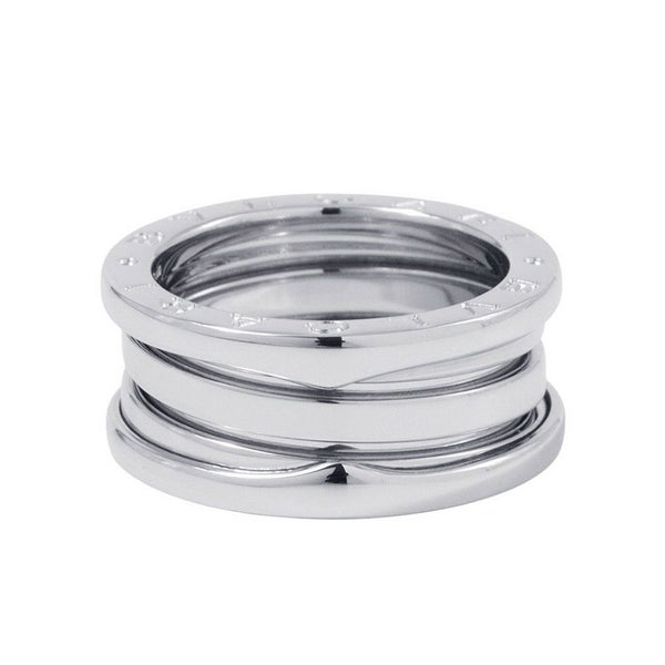 ブルガリ リング ビーゼロワン B-zero1 2バンド K18WGホワイトゴールド リングサイズ52 指輪 ジュエリー