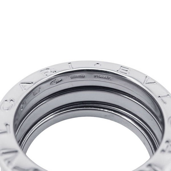 ブルガリ リング ビーゼロワン B-zero1 2バンド K18WGホワイトゴールド リングサイズ52 指輪 ジュエリー