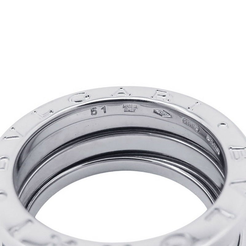 ブルガリ リング ビーゼロワン B-zero1 2バンド K18WGホワイトゴールド リングサイズ52 指輪 ジュエリー