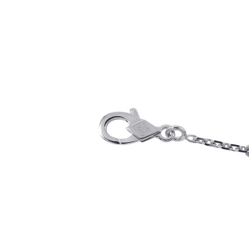 ヴァンクリーフ&アーペル ネックレス ヴィンテージ アルハンブラ ペンダント カルセドニー K18WGホワイトゴールド VCARD34900