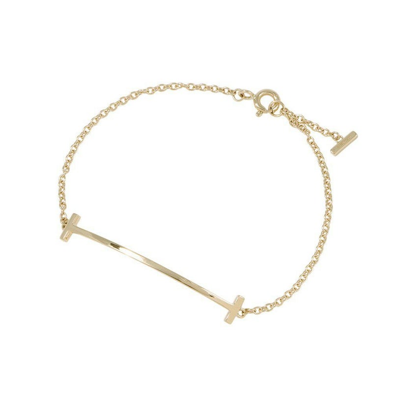 ティファニー ブレスレット Tスマイル サイズスモール K18YGイエローゴールド 60150765 ジュエリー