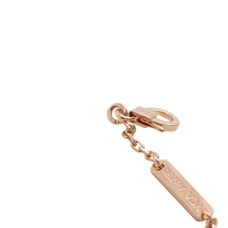 ヴァンクリーフ&アーペル ネックレス ヴィンテージ アルハンブラ ペンダント グレーマザーオブパール K18PGピンクゴールド VCARP4KK00