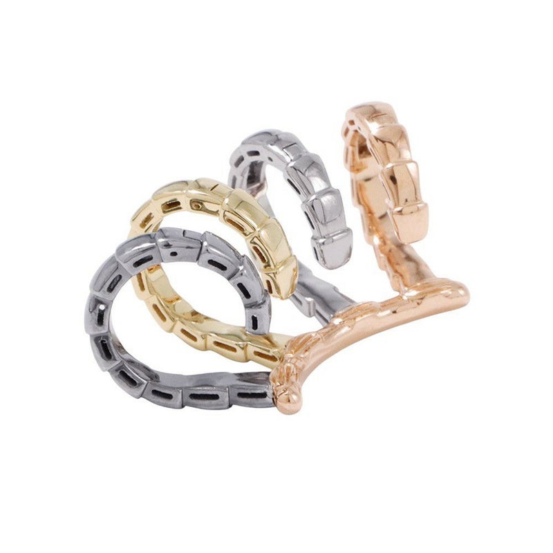 ブルガリ イヤーカフ セルペンティ ヴァイパー イヤリング K18YG/K18WG/K18PG/K18BG 356173 BVLGARI 片耳