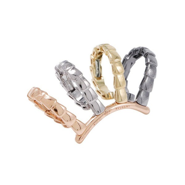 ブルガリ イヤーカフ セルペンティ ヴァイパー イヤリング K18YG/K18WG/K18PG/K18BG 356173 BVLGARI 片耳