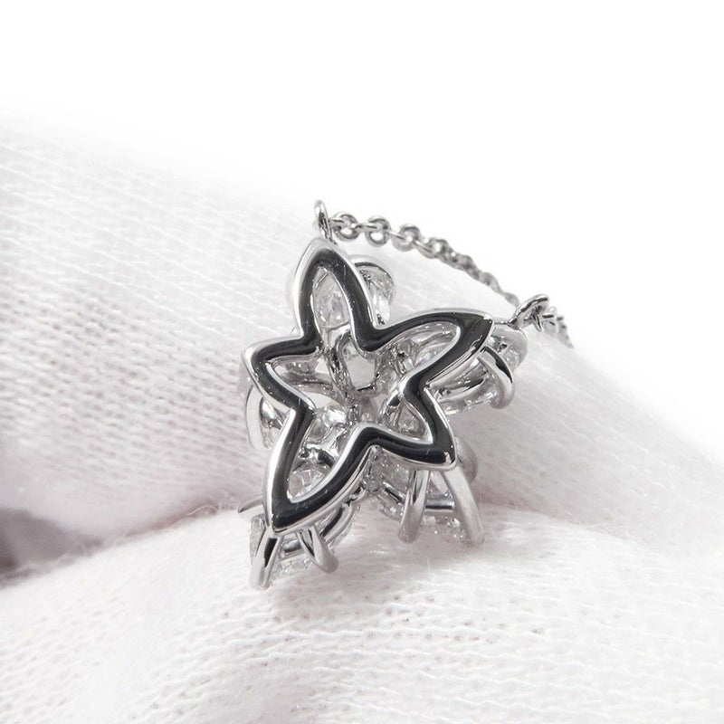 ハリーウィンストン ネックレス ウィンストン・クラスター・ペンダント スモール ダイヤ 5P 計約1.00ct Pt950プラチナ PEDPCLSMWC