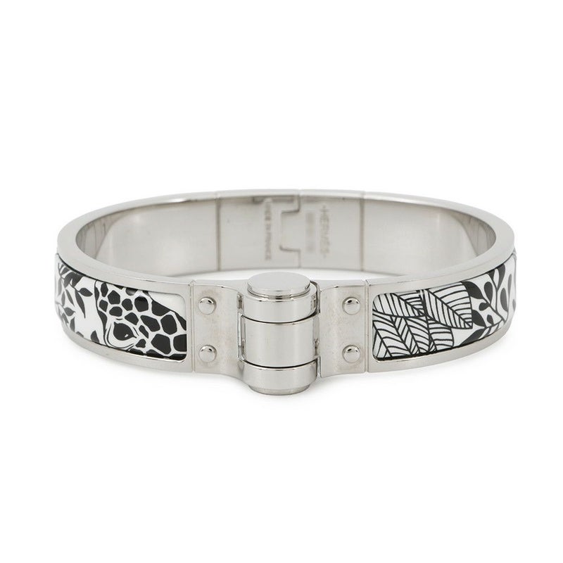 エルメス ブレスレット シャルニエール PM HERMES アクセサリー 白 黒