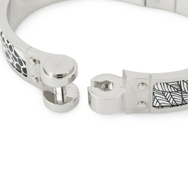 エルメス ブレスレット シャルニエール PM HERMES アクセサリー 白 黒